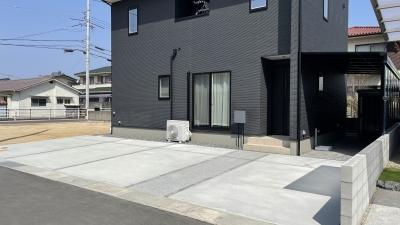 日差しと風雨、視線を避けた こだわりのサービスヤード(岡山市 Y様邸)