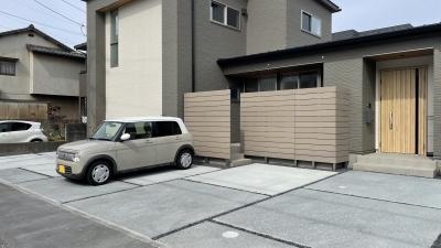 落ち着いた雰囲気の　ナチュラルカラー外構（倉敷市 O様邸）