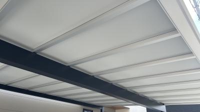 シルバーポリカのツートンカーポート（岡山市 O様邸）※リフォーム工事