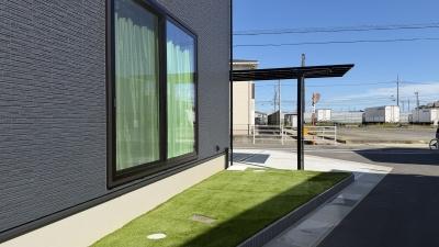 隠す土留めから魅せる土留めへ　名脇役の化粧ブロック（倉敷市 N様邸）